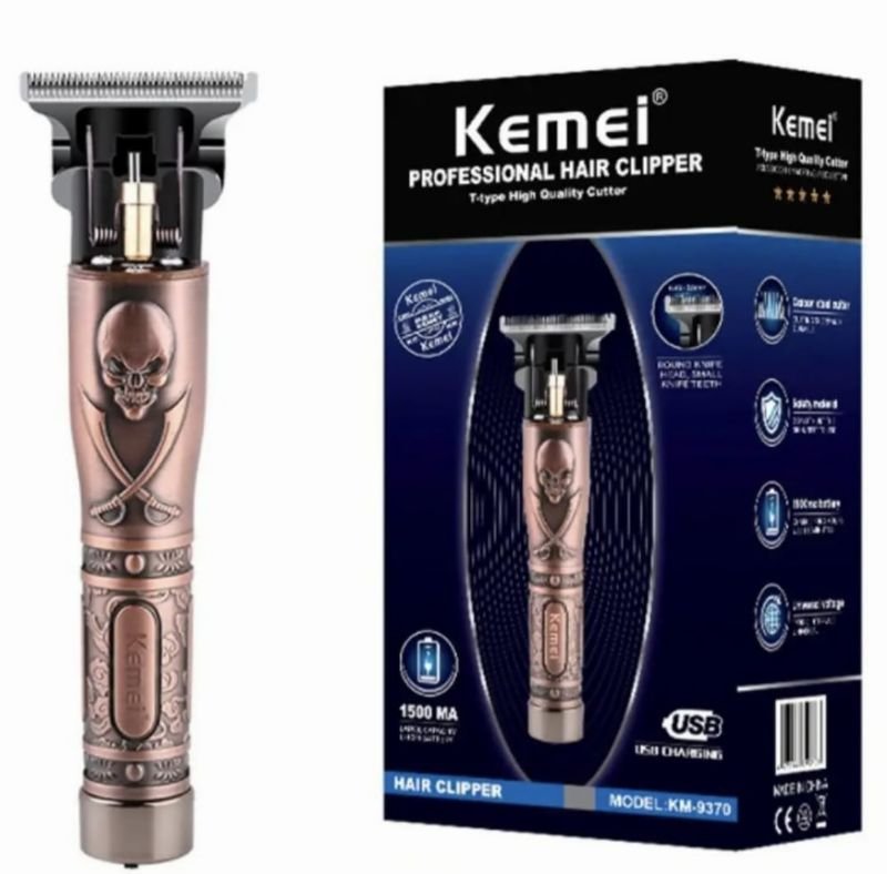 Maquina de Cabelo e Acabamento Kemei_KM-9370